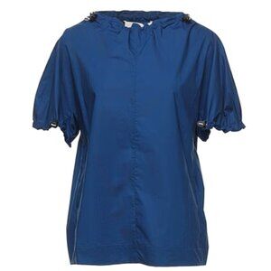 Marni short-sleeve blue blouse cotton Size 8